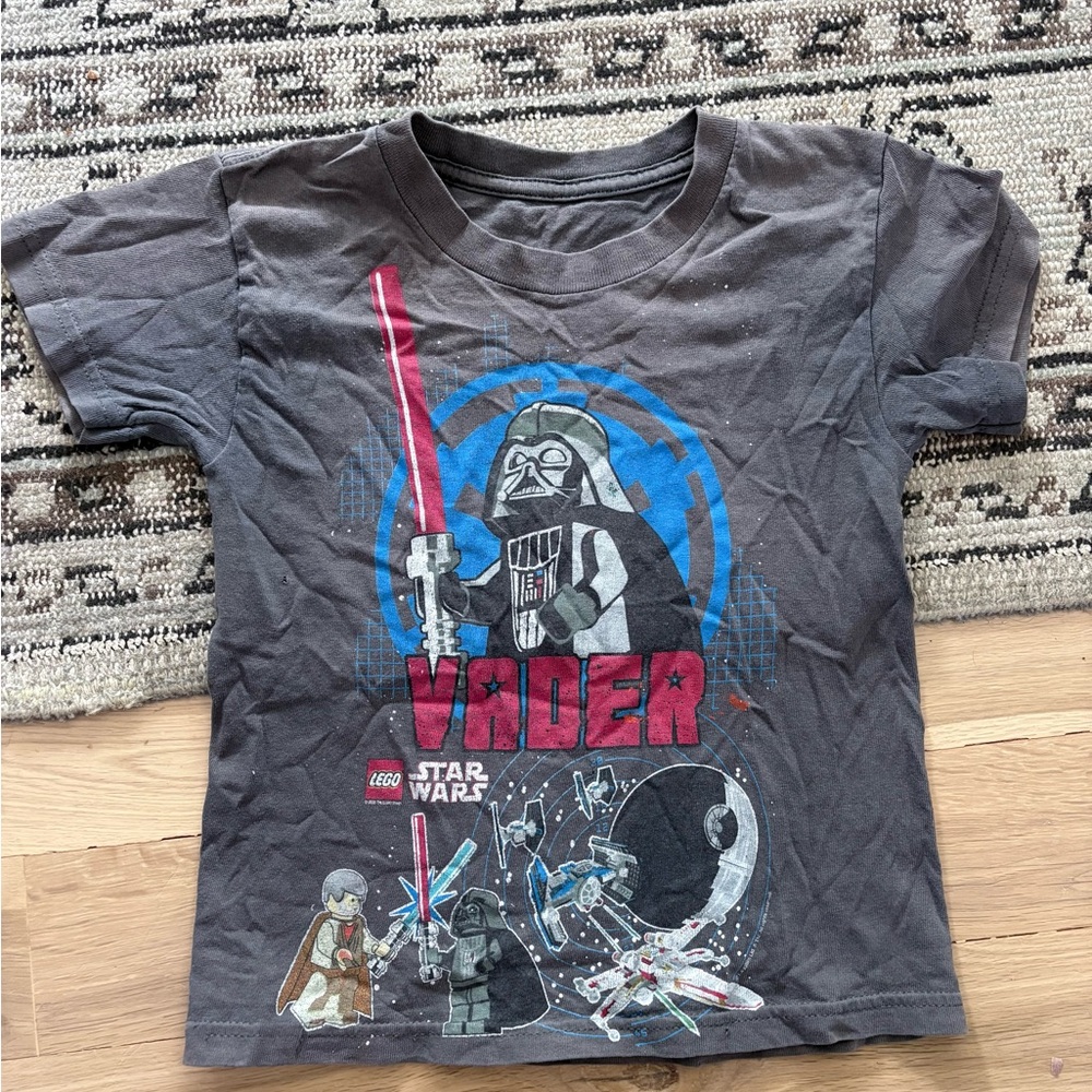Vintage LEGO Star Wars Kids Dark Gray T-Shirt